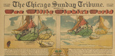 Lyonel Feininger. Wee Willie Winkie's World from The Chicago Sunday Tribune. December 2, 1906
