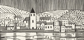 Gerhard Marcks. The City of God (Die Stadt Gottes) (plate, page 23) from The Tower of Babel. 1957 (print executed 1956)