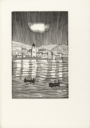 Gerhard Marcks. The City of God (Die Stadt Gottes) (plate, page 23) from The Tower of Babel. 1957 (print executed 1956)