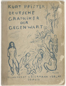 Various Artists with Paul Klee, Max Beckmann, Karl Caspar, Conrad Felixmüller, Erich Heckel, René Beeh, Heinrich Campendonk, Lovis Corinth, August Gaul, Ernst Barlach, George Grosz, Max Unold, Käthe Kollwitz, Alfred Kubin, Max Liebermann, Ludwig Meidner, Otto Mueller, Max Pechstein, Adolf Ferdinand Schinnerer, Karl Schmidt-Rottluff, Richard Seewald, Rudolf Grossmann, Lyonel Feininger. Deutsche Graphiker der Gegenwart (German Printmakers of Our Time). 1920