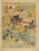 Lyonel Feininger. Wee Willie Winkie's World from The Chicago Sunday Tribune. November 4, 1906