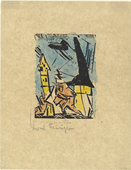 Lyonel Feininger. Masks (Masken). 1919