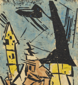 Lyonel Feininger. Masks (Masken). 1919