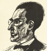 Otto Dix. Portrait of Otto Klemperer (Bildnis Otto Klemperer). 1923