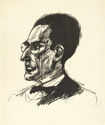 Otto Dix. Portrait of Otto Klemperer (Bildnis Otto Klemperer). 1923