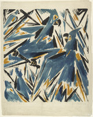 Otto Lange. Parrots (Papageien). 1917