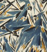 Otto Lange. Parrots (Papageien). 1917