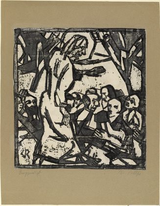 Christian Rohlfs. Sermon on the Mount (Bergpredigt). (1916)