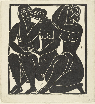 Moissey Kogan. Three Nudes (Drei Akte). (c. 1926-29)