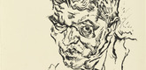 Ludwig Meidner. Portrait of Raoul Hausmann (Bildnis Raoul Hausmann). 1914