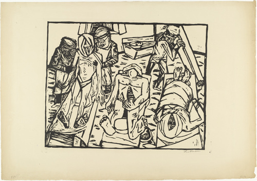 Max Beckmann. Morgue (Totenhaus). (1922, published 1924)