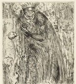 Wilhelm Lehmbruck. Macbeth V (annual print for the Association of the Friends of the Marées-Society). (1918, posthumously published 1920/21)