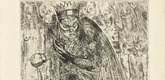 Wilhelm Lehmbruck. Macbeth V (annual print for the Association of the Friends of the Marées-Society). (1918, posthumously published 1920/21)