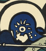 Vasily Kandinsky. Poster for the 1st Exhibition of the "Phalanx" (Plakat für die erste Ausstellung der "Phalanx"). (1901)