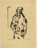 Wilhelm Schmid. Singer (Sängerin) (plate, preceding p. 65) from the periodical Das Kunstblatt, vol. 1, no. 3 (Mar 1917). 1917