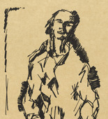 Wilhelm Schmid. Singer (Sängerin) (plate, preceding p. 65) from the periodical Das Kunstblatt, vol. 1, no. 3 (Mar 1917). 1917