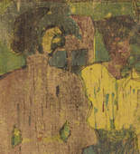 Ernst Ludwig Kirchner. Three Women Conversing (Unterhaltung von drei Frauen). (1907)