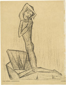 Milly Steger. Resurrection (Auferstehen) (plate, preceding p. 193) from the periodical Das Kunstblatt, vol. 1, no. 7 (Jul 1917). 1917