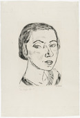 Max Beckmann. Portrait of Frau Parcus I (Bildnis Frau Parcus I). (1921)
