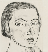 Max Beckmann. Portrait of Frau Parcus I (Bildnis Frau Parcus I). (1921)