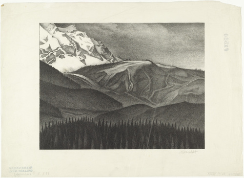 Alexander Kanoldt. Ehrwald Summit (Ehrwalder Köpf). 1928