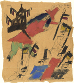 Lyonel Feininger. Euphoric Victory (Siegesrausch). (1918)