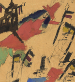 Lyonel Feininger. Euphoric Victory (Siegesrausch). (1918)