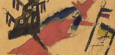 Lyonel Feininger. Euphoric Victory (Siegesrausch). (1918)