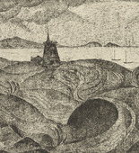 Paul Adolf Seehaus. Tower by the Sea (Turm am Meer). 1916