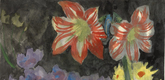 Emil Nolde. Amaryllis and Anemone (Amaryllis und Anemone). (c. 1930)