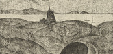 Paul Adolf Seehaus. Tower by the Sea (Turm am Meer). 1916