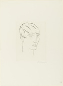 Renée Sintenis. Self-Portrait (Selbstporträt). (1925)