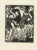 Emil Nolde. Candle Dancers (Kerzentänzerinnen). (1917)