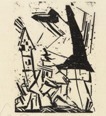Lyonel Feininger. Masks (Masken). 1919