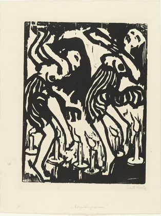 Emil Nolde. Candle Dancers (Kerzentänzerinnen). (1917)