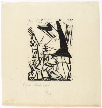 Lyonel Feininger. Masks (Masken). 1919