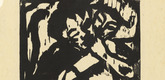 Emil Nolde. Young Couple (Junges Paar). (1917)