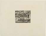 Paul Adolf Seehaus. Bridge (Brücke) (plate, loose leaf) from the periodical Das Kunstblatt, vol. 2, no. 10 (Oct 1918). 1918 (executed 1917)