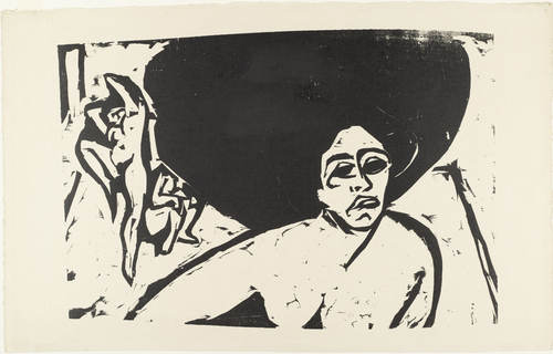 Ernst Ludwig Kirchner. Nude Dancers (Nackte Tänzerinnen). (1909)