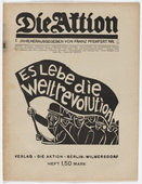 Conrad Felixmüller. Die Aktion, vol. 10, no. 17/18. May 1, 1920
