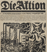 Conrad Felixmüller, Heinrich Zernack, Franz Wilhelm Seiwert. Die Aktion, vol. 10, no. 51/52. December 25, 1920