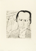 Erich Heckel. Portrait of E.G. (Bildnis E.G.). 1920