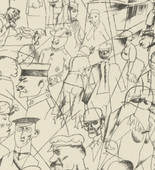 George Grosz. Plate 1 from Ecce Homo. 1922-1923 (reproduced drawings and watercolors executed 1915-22)