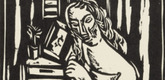 Lasar Segall. Sensual Woman of the Mangue (Mulher do Mangue sentada)  from the portfolio Mangue. 1941 (published 1943)