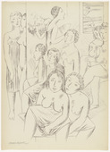 Lasar Segall. Women of the Mangue (Mulheres do Mangue) from the portfolio Mangue. 1941 (published 1943)
