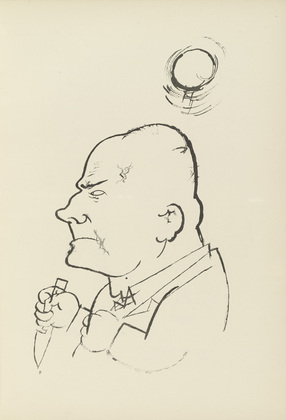 George Grosz. Plate 4 from Ecce Homo. 1922-1923 (reproduced drawings and watercolors executed 1915-22)