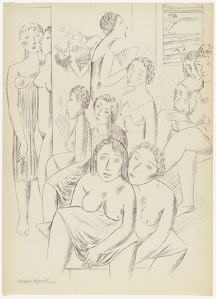 Lasar Segall. Women of the Mangue (Mulheres do Mangue) from the portfolio Mangue. 1941 (published 1943)