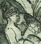Ernst Ludwig Kirchner. Women's Band (Damenkapelle). (1908)