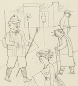 George Grosz. Plate 5 from Ecce Homo. 1922-1923 (reproduced drawings and watercolors executed 1915-22)