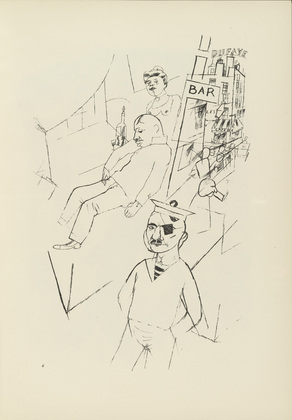 George Grosz. Plate 6 from Ecce Homo. 1922-1923 (reproduced drawings and watercolors executed 1915-22)
